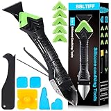 BBLTIFF Silikonentferner Werkzeug Set, Silikon Abzieher, 5 in 1 Stainless...