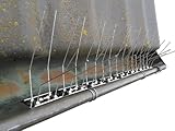 Dachrinnenschutz, Taubenabwehr, Taubenspike, 50 cm lang, komplett Edelstahl