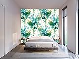 Wallpaper Floral Palmen Grün | Wandtapete | Wandbild | Tapete |...