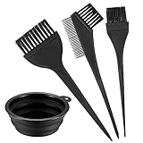 VARHHUXHA 4 Stk Haarfärbepinsel Set, Farbpinsel Haare, Pinsel zum Haare...