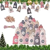 Generic Weihnachten Adventskalender Tüten Set | Advent Weihnachtstüten...