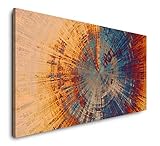 Abstraktes Gemälde 120x 60cm Panorama Leinwand Bild XXL Format Wandbilder...