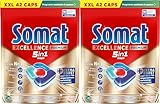 SOMAT Excellence Premium 5in1 Caps (2 x 42 AW), schnellauflösende...
