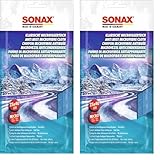 SONAX KlarSicht MicrofaserTuch (1 Stück) fusselfreies Antibeschlag-Tuch...