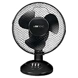 Clatronic® Ventilator mit Schwenkfunktion | Ventilator leise 2 Stufen | Ø...