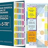 Registerkarten für DSM-5-TR, DSM-5, farbcodierte und laminierte DSM-V-TR...