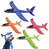 PATRICHOR Styroporflieger Flieger Styropor Kinder, 4 Stücke Flugzeug...