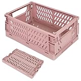 Klappbox Faltbar Pink 25*16.5*10cm Kunststoff Aufbewahrungskorb,...