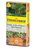 Floragard Kübelpflanzenerde mediterran 40 L - Spezialerde für große...