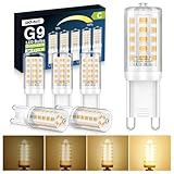 QOJUX G9 LED Warmweiß Dimmbar, 3W 480LM Energieeffizienzklasse C LED...