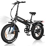 VARUN E Bike Klappbar 20 Zoll, Elektrofahrrad mit 48V13Ah...