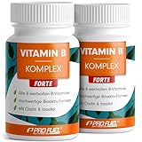 Vitamin B Komplex hochdosiert - 2x180 Tabletten - alle 8 B-Vitamine (B1,...