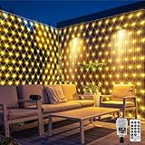 CORST 6x2M Lichternetz Außen Mesh Lichterkette Outdoor mit Stecker,Außen...