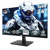 TuTu 24 Zoll Monitor Full HD VA Panel Randlos 75HZ Eye Care (1920 x 1080,...