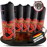 5 x Wilhelm Pfefferspray 40 ml Tierabwehr Selbstverteidigung CS Gas KO...