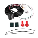 KIMISS Motorrad ECU Stecker Halterung 6 Gang Digital Anzeige Anzeige für...