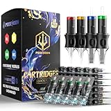 POSEIDON Professionelle Tattoo-Cartridge-Nadeln 50er-Pack | 10 Größen...