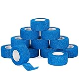 12 Rollen Fingerpflaster Selbsthaftende Bandage 2,5cm x 4,5m...