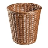 Cabilock Rattan-Mülleimer Retro-Mülleimer Dekorativer Korb Hausmülleimer...