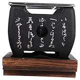 WEKADRIN Japanischer Holzkohlegrill Tragbarer Bbq Rack mit...