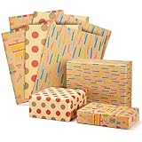 Switory Geschenkpapier Weihnachten, Geburtstagspapier Geschenkpapier Set -...