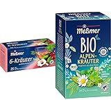 Bundle aus Meßmer 6-Kräuter-Mischung + Meßmer Bio Alpenkräuter | 55...