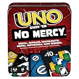 Mattel Games UNO No Mercy Kartenspiel in Einer Aufbewahrungsdose zum...