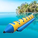 MBCEYLSTUB Aufblasbares Wassersport-Bananenboot, Aufblasbarer Schleppbarer...