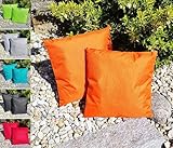 JACK 1x 45x45cm Outdoor Lounge Kissen Dekokissen inkl. Füllung...