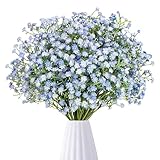 RFYTDCF 6 Stück Schleierkraut Künstlich Blau, 52 cm Gypsophila...