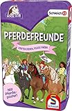 Schmidt Spiele 51424 Pferdefreunde, Kartenspiel in der Metalldose, Schleich...