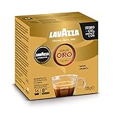 Lavazza, A Modo Mio Qualità Oro, 16 Packung mit 16 Kaffeekapseln