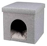 Trixie 36314 Kuschelhöhle Alois, 38 × 40 × 38 cm, grau