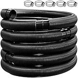 KESSER® Poolschlauch 12m / Ø 32mm | Schwimmbadschlauch mit Muffen |...