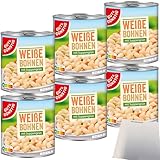 Gut&Günstig Weisse Bohnen mit Suppengrün 6er Pack (6x800g Dose) + usy...