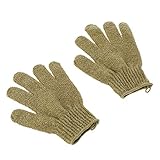 2 x Duschhandschuhe, Luffa, Körperschrubber, Waschhaut, Spa, Massage,...
