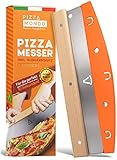 Pizza Mondo® Pizzaschneider - Profi Pizzamesser (Pizza Cutter) effektiver...