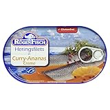 Rügenfisch Heringsfilet in Curry-Ananas Creme, 200g