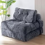 MAXYOYO Faltbares Schlafsofa umwandelbarer Schlafsessel mit Kissen,...