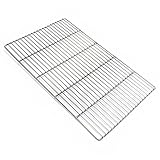 Edelstahl Grillrost eckig 54 x 34 cm rostfrei für Holzkohlegrill Gasgrill...