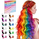 BUTBU Haarkreide für Mädchen Set, 12 Farben Auswaschbare-haarkreide für...