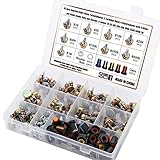 45 Stück Linear-Potentiometer, Potentiometer Mono Linear B1K B5K B10K B20K...