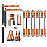 Pilates-Stangen-Set – Muskeltrainingsgerät | Tragbares Pilatesgerät...