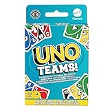 Mattel Games UNO Teams Kartenspiele für Kinder, Erwachsene und...