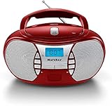 Karcher RR 5025-R tragbares CD Radio (CD-Player, Boomboxen, UKW Radio,...