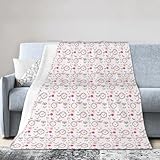 Cartoon-Llama-Alpaka-Ultraweiche Micro-Fleece-Decke, Klimaanlagen-Decke,...