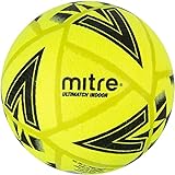 Mitre Ultimatch Indoor-Fußball,, extra haltbar, formstabil, gelb, schwarz,...