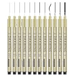 Générique Liner Stifte | 12 Stück Filzstifte mit feiner Spitze zum...