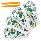 ARTSEWPLY 2 Sätze Akupressur Reflexzonen Massage Socken mit Elastischem...