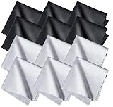 Arvoni 14Pcs Brillenputztücher Mikrofasertücher, 15x15cm...